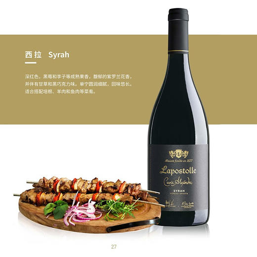 智利十八罗汉酒庄原瓶原装进口拉博丝特蓝宝堂黑金系列西拉子干红葡萄酒 商品图0