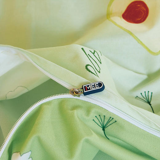 梦洁MEE 纯棉印花四件套.森森果绿1050190512 商品图3