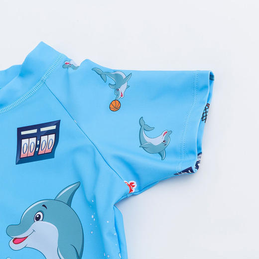 贝贝怡儿童泳衣男童新款分体泳装男孩游泳裤速干套装3件装潮222P2478 商品图7