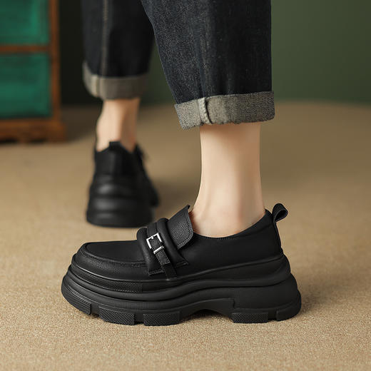 时尚面包鞋发泡底，全皮乐福鞋单鞋TYM-1726 商品图6