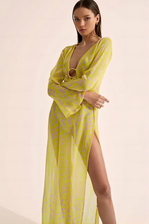 Cin Cin - Totem Hoop Dress - Sunray - 女士连身裙 - 日光色 商品图2