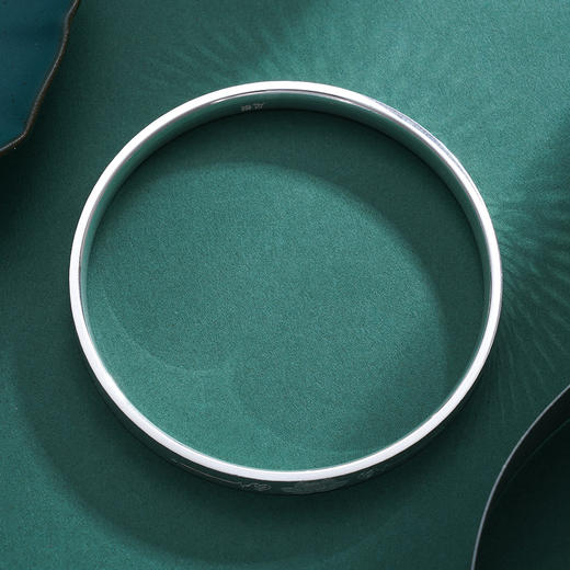 子佩集S990银【芳莲坠粉】手镯【SZ543001-2】2307 商品图3