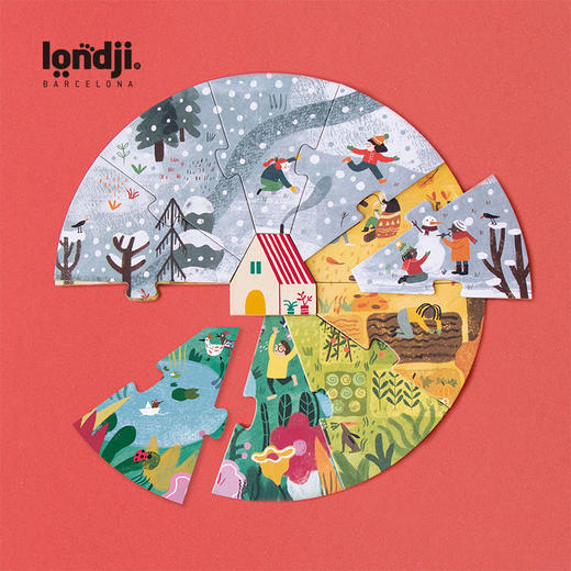 londji 四季 拼图 适合年龄5岁+ 西班牙玩具 PZ587U 商品图5
