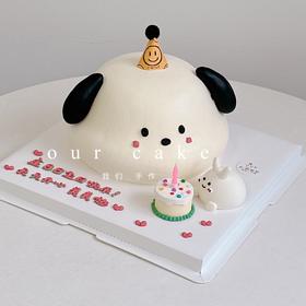 立体帕恰狗蛋糕-低糖处理无添加