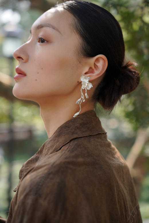 Aokinside 玉兰花耳环（一对） 商品图12