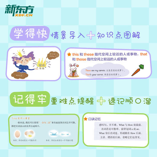 【6-12岁】小学英语单词一看就会 系列 小学生词汇学习 商品图2