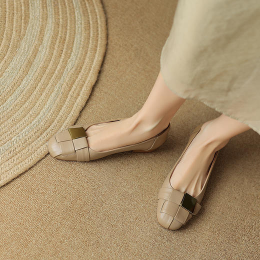 时尚气质，平底复古单鞋LD-6381 商品图5