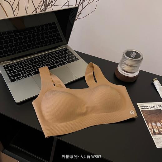 大U型露背 美背内衣女无痕小胸专用聚拢文胸内搭可外穿背心式胸罩_HLY 商品图7