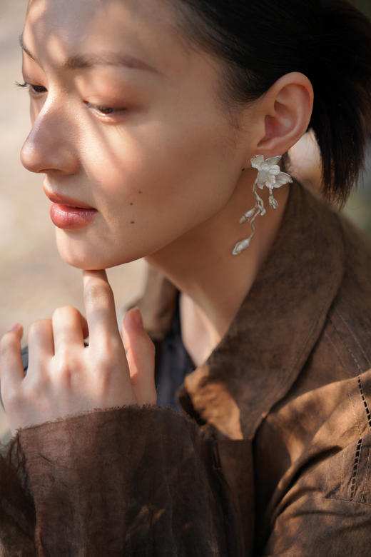 Aokinside 玉兰花耳环（一对） 商品图14