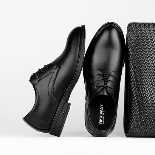 男士皮鞋增高6cm内增高男鞋时尚休闲商务正装英伦系带结婚新郎鞋 商品图2