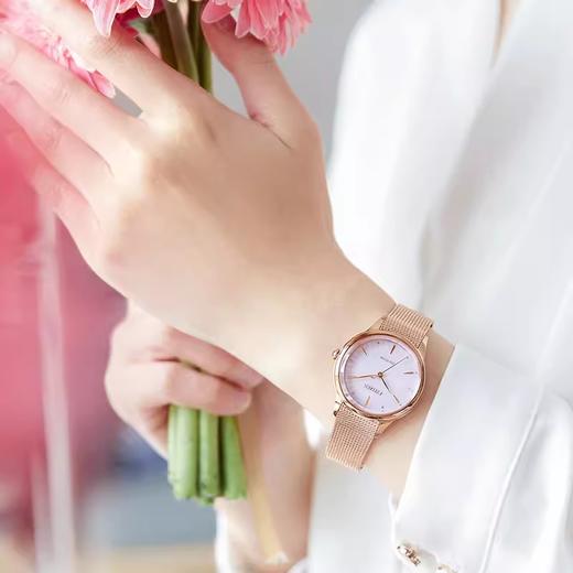 西铁城/CITIZEN光动能花语风吟太阳纹表盘时尚休闲女士手表EM0819-80X 商品图2