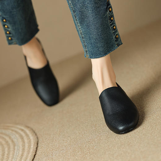 时尚气质，坡跟复古单鞋LD-6397 商品图9