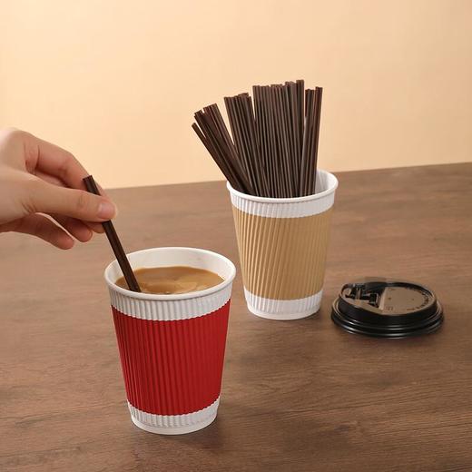 美丽雅12盎司咖啡杯40个入+杯盖+搅棒 商品图2