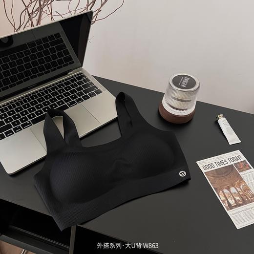 大U型露背 美背内衣女无痕小胸专用聚拢文胸内搭可外穿背心式胸罩_HLY 商品图5