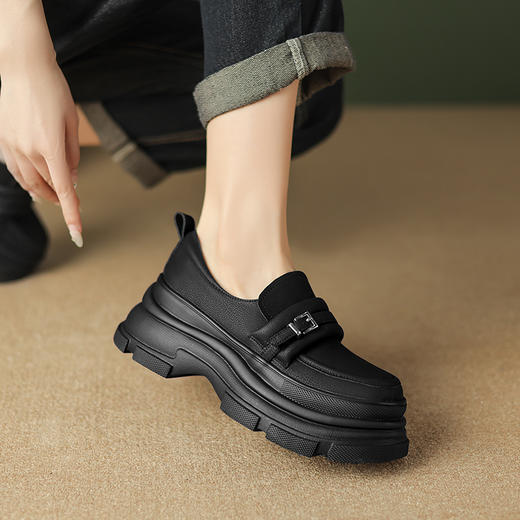 时尚面包鞋发泡底，全皮乐福鞋单鞋TYM-1726 商品图9