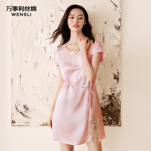 万事利“挽风自在”女士真丝连衣裙 商品图3