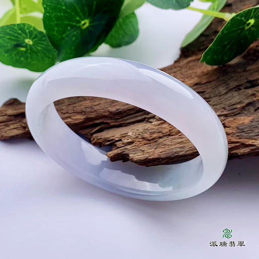 派瑞翡翠 翡翠手镯 糯种 浅紫 商品图0