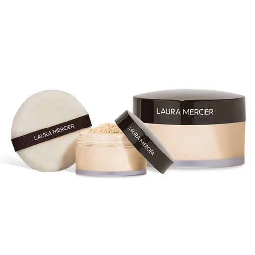 罗拉透明蜜粉29g 定妆粉哑光毛孔隐形遮瑕粉饼散粉扑 商品图0