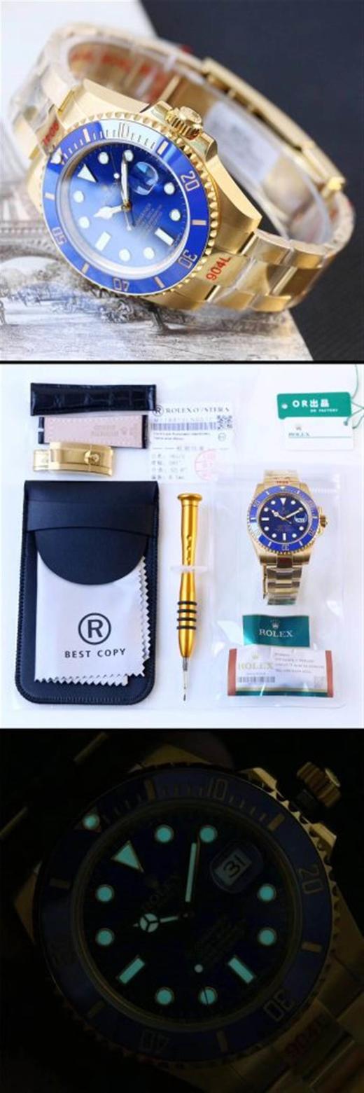 OR厂劳力士潜航者型系列m116618lb全金水鬼复刻手表一比一手表n厂c厂zf厂vs厂clean厂 商品图3