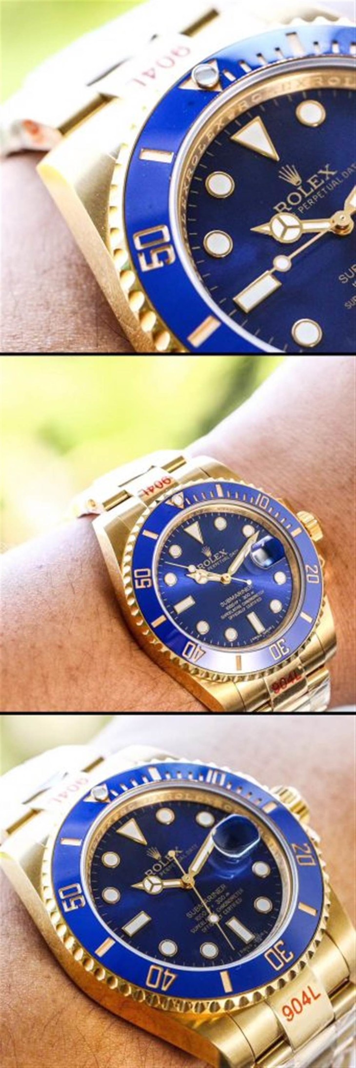 OR厂劳力士潜航者型系列m116618lb全金水鬼腕表首发详解