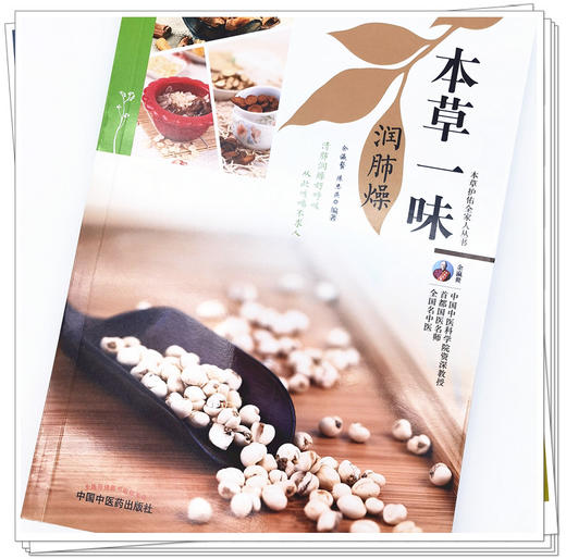 现货【出版社直销】本草一味润肺燥（本草护佑全家人丛书）余瀛鳌 陈思燕 主编 中国中医药出版社 中医养生 家庭 食疗书籍 商品图4