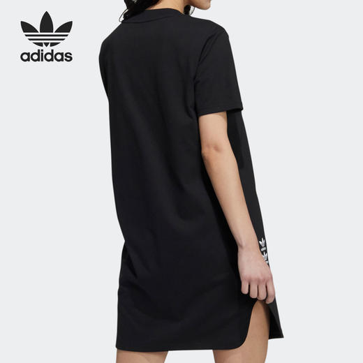 元旦超值抢购 （YY）adidas/阿迪达斯  三叶草女子女童圆领短袖休闲运动连衣裙 HF0115 商品图2