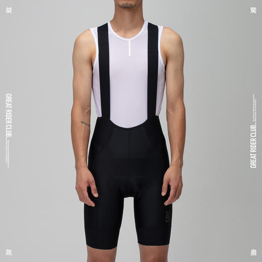 桀骜无尽 LAB系列夏季新款骑行裤背带短裤男士透气反光公路自行车 商品图0