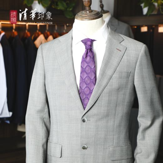 清华文创水木纹桑蚕丝领带 商品图3