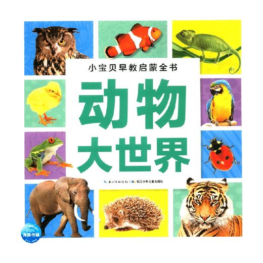 小宝贝早教启蒙全书 动物大世界 3-6岁 海豚低幼馆 编 幼儿启蒙 商品图0