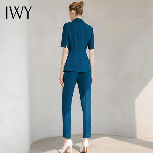 IWY/蓝色西装套装女显瘦高级感经理工作服气质女神范232020CP1 商品图4