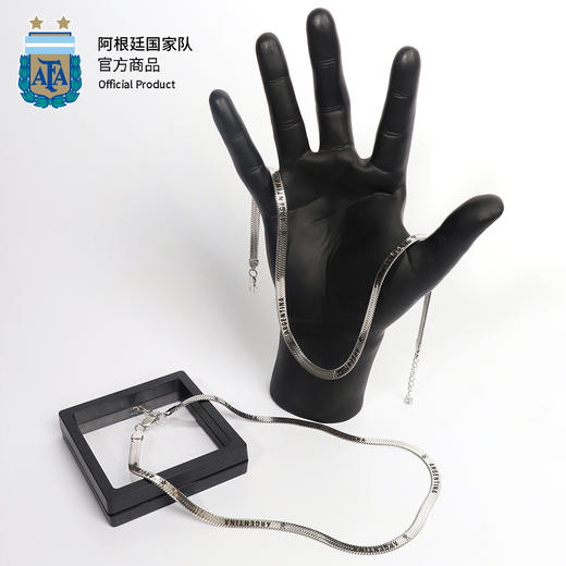 钛钢项链 阿根廷国家队官方商品丨新款钛钢蛇骨项链吊坠梅西礼物 商品图1