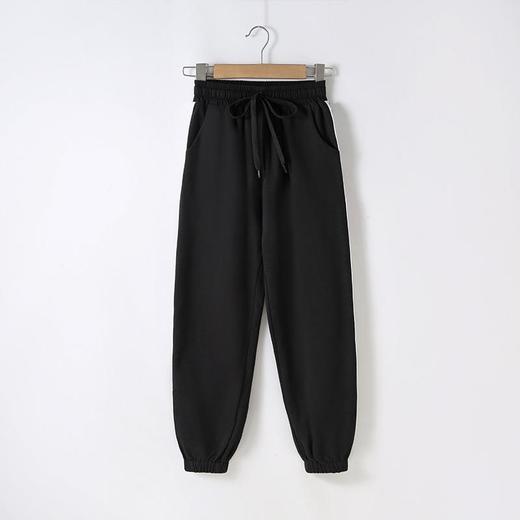 女童运动裤2023夏款织带拼接运动裤大童青少年女纯棉运动裤 商品图4