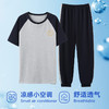 【舒适弹力】【新款DJM】大码男士弹力薄款短袖长裤套头睡衣家居服加肥加大胖子宽松睡衣 商品缩略图2