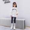女童卫衣字母连帽卫衣2023春季新款字母印花中大童时尚韩版潮范 商品缩略图2