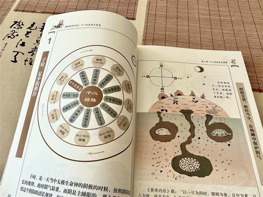 《漫画黄帝内经》上下册 | 原创Q版画风 精美插图，2000年来的养生宝典，人人都能用的上！ 商品图4