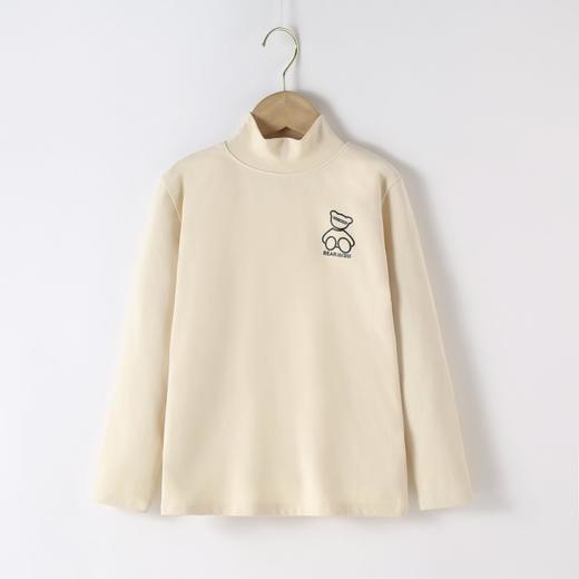 女童打底衫2023春季新款韩版女大童半高领长袖内搭上衣百搭T 商品图4