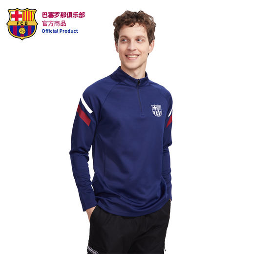 巴塞罗那俱乐部商品丨巴萨官方3M反光运动健身速干长袖足球训练服 商品图4