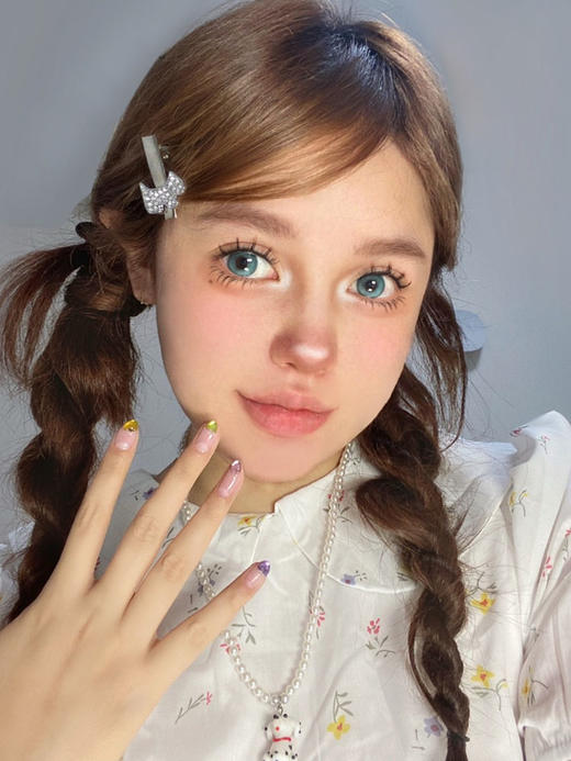 pupil magic 年抛 波光蓝麟 直径14.2mm着色13.8mm 商品图2