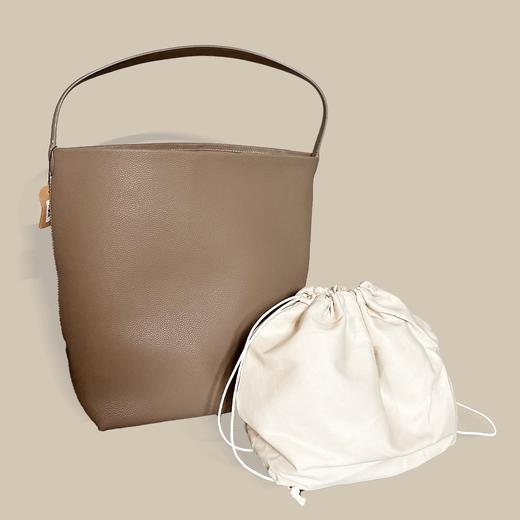 JUANZI娟子水桶单肩大号牛皮包JZ2307BB02 商品图3