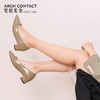 ARCHCONTACT安启美奈尖头浅口饰链中跟时尚百搭款单鞋52732 商品缩略图3