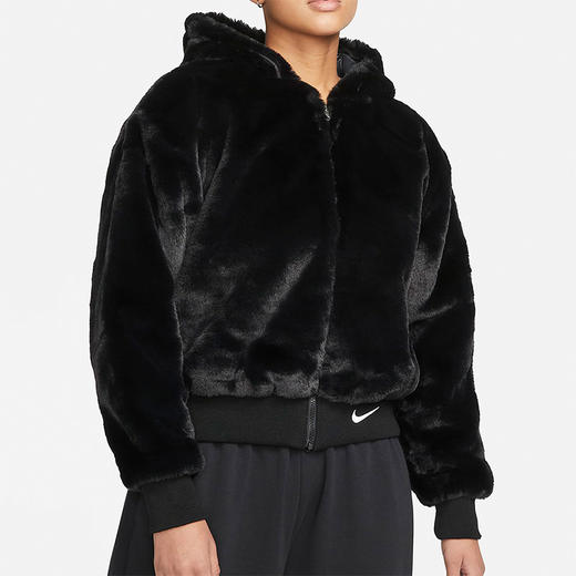 【库存有限，无货将作退款，建议勿拍】Nike/耐克新款毛绒连帽运动外套防风保暖休闲上衣DD5117-010 商品图0