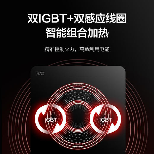 【样品特惠5折，仅1件，无货退款】德国米技Miji Star3 Twist电磁炉台式双环大功率爆炒家用非电陶炉 商品图3
