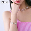 ZEGL设计师璀璨甜心系列法式人造珍珠手链轻奢小众精致复古手饰品 商品缩略图1