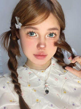 pupil magic 年抛 波光蓝麟 直径14.2mm着色13.8mm