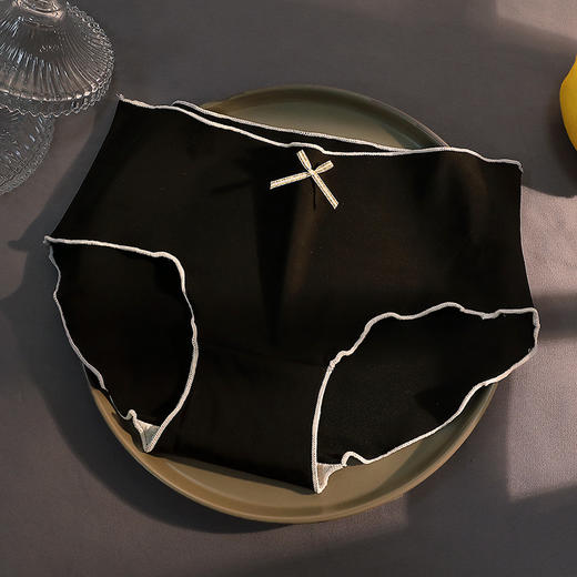 【29.9元/3条】冰丝内裤，女士无痕，柔软顺滑，舒爽透气，中腰薄款，少女纯棉裆透气内裤，提臀大码三角短裤 商品图7