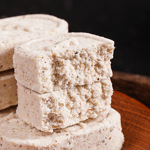 【健康又美味的小零食！蔗糖坚果茯苓八珍糕】不单独添加蔗糖黑芝麻核桃传统糕点心老人儿童小零食健康特价清仓 商品图1