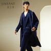 金三塔19姆米重磅真丝时尚100%桑蚕丝男睡衣睡袍新品可外穿  YSMDC101 商品缩略图0
