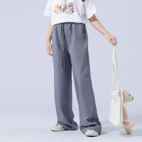 女童裤子2023夏款宽松时尚西装裤大童青少年女休闲西装裤
