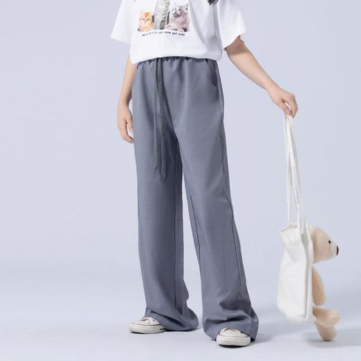 女童裤子2023夏款宽松时尚西装裤大童青少年女休闲西装裤 商品图0