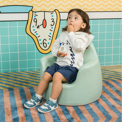 2023 秋|#福利款#小蓝羊2023春秋季0~3岁一段学步小白鞋--HOP HOP小白鞋 商品图2